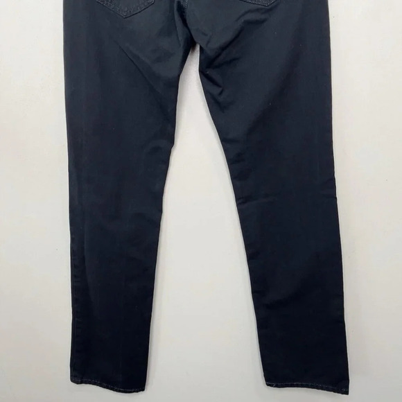 ADRIANO GOLDSCHMIED AG Mens 29R The Graduate Tailored Fit Stretch Jeans In Black - Picture 13 of 14